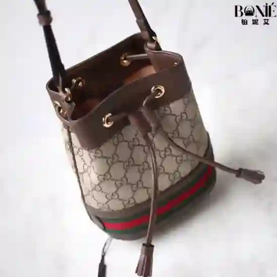 550620 96I3B 8745  - Ophidia系列迷你GG水桶包 - Image 2