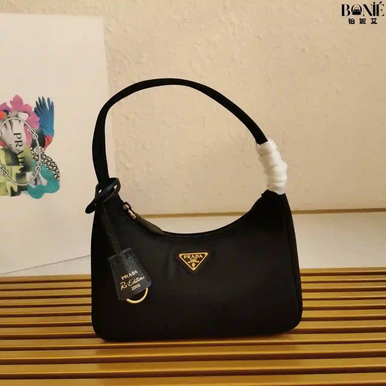 Untitled design - 1 1NE515 - Prada 升级版金色五金HOBO - Image 1