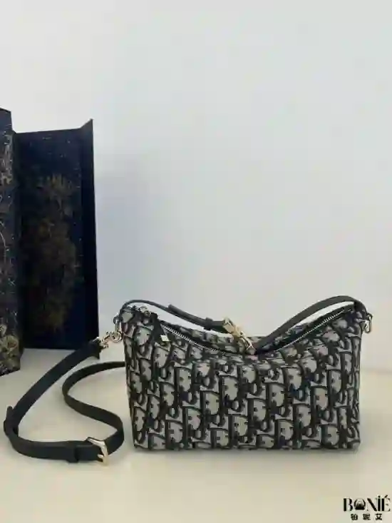 0774 - DIOR 蓝布大号‼️ 专柜饭盒包系列 - Image 8