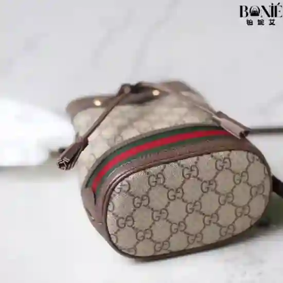 550620 96I3B 8745  - Ophidia系列迷你GG水桶包 - Image 5