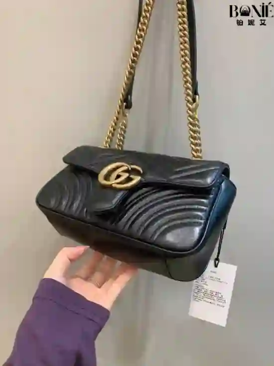 446744 - 经典款金扣黑色22cm - Image 8