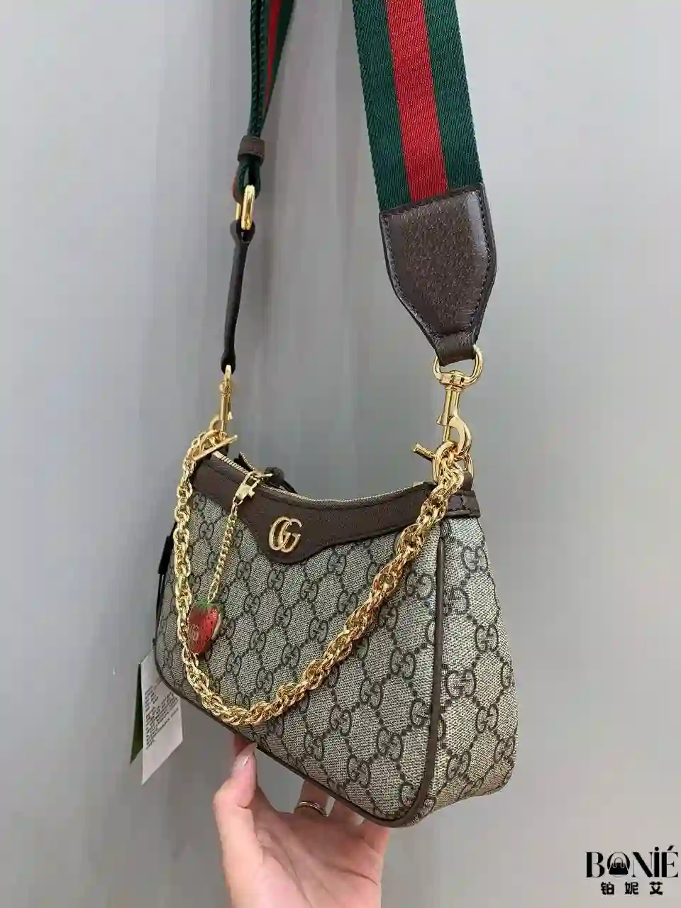 Untitled design - 3 735132 - Gucc1 Ophidia草莓链条包 - Image 5