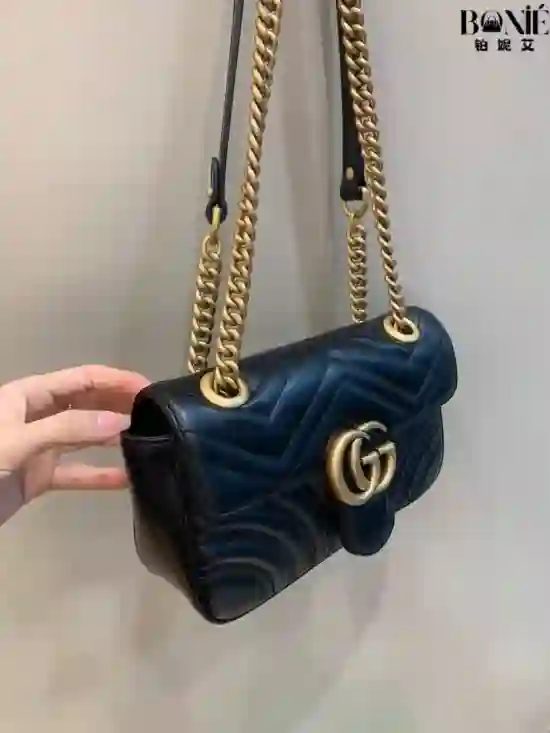 446744 - 经典款金扣黑色22cm - Image 9