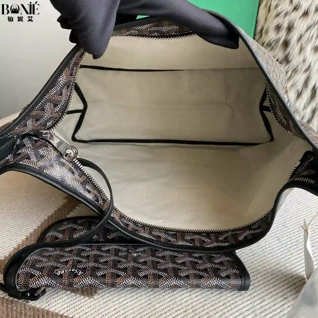 Untitled design - 4 020223 (黑色) - Goyard Bohème Hobo 包 - Image 3