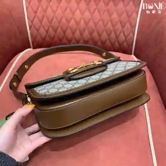 602204 - Gucc1 Horsebit 1955马鞍包 - Image 9