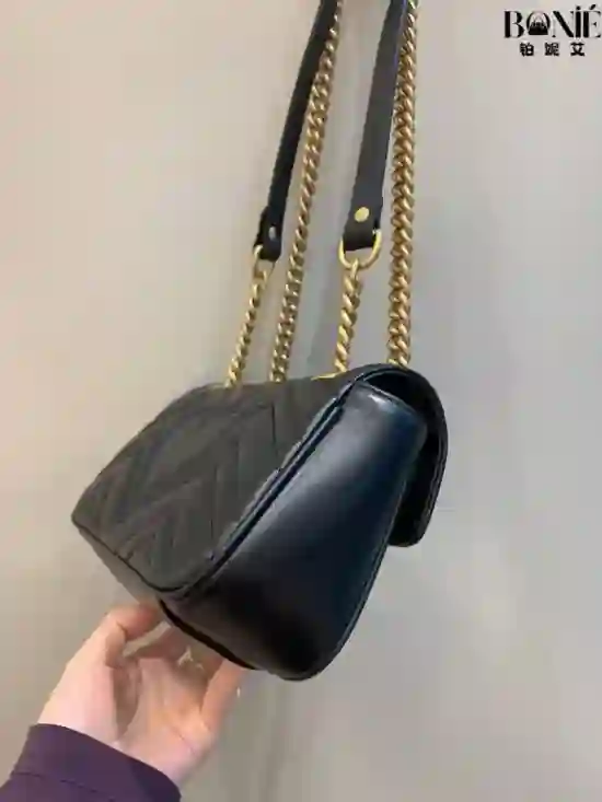 446744 - 经典款金扣黑色22cm - Image 6