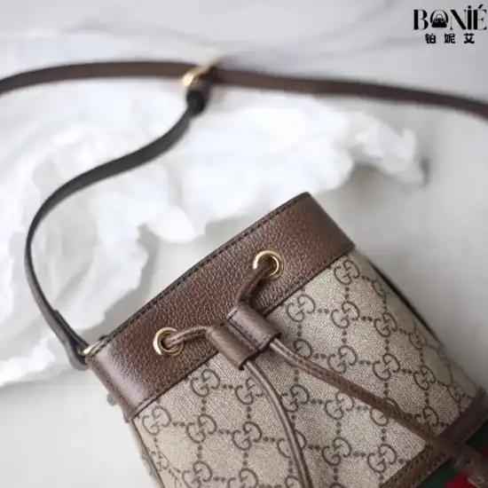 550620 96I3B 8745  - Ophidia系列迷你GG水桶包 - Image 5