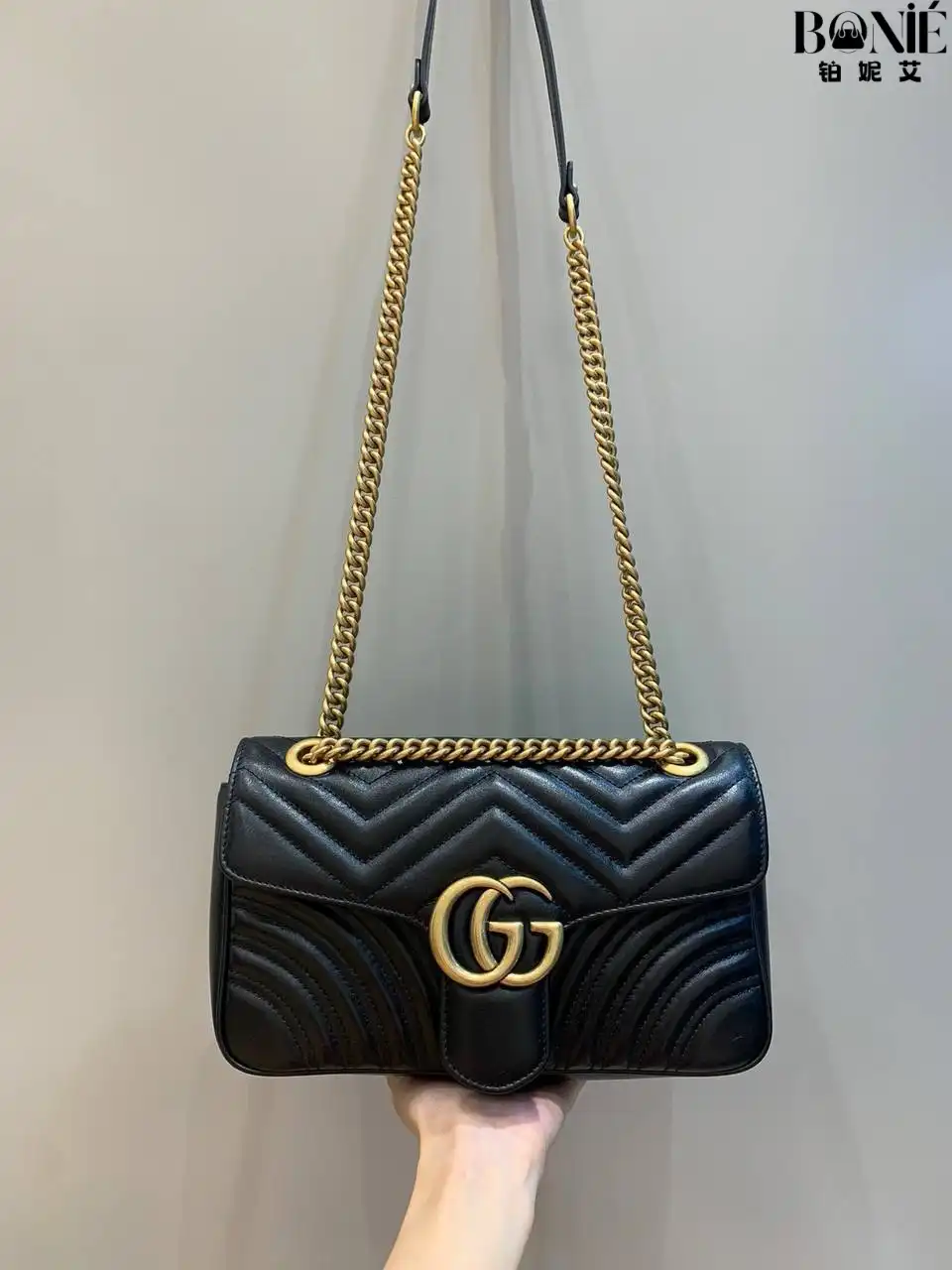 图片_20251206145949_571_46 443497 - 经典款金扣黑色 26cm - Image 1