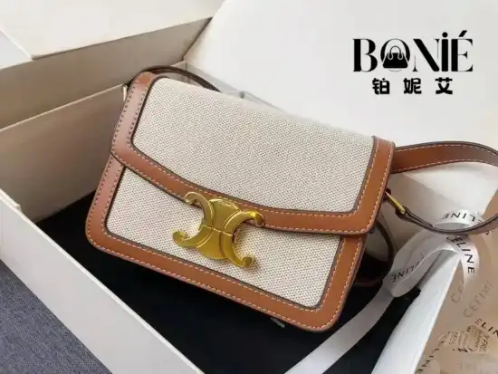 188882 - CELINE TRIOMPHE 提花帆布小号手袋 - Image 2