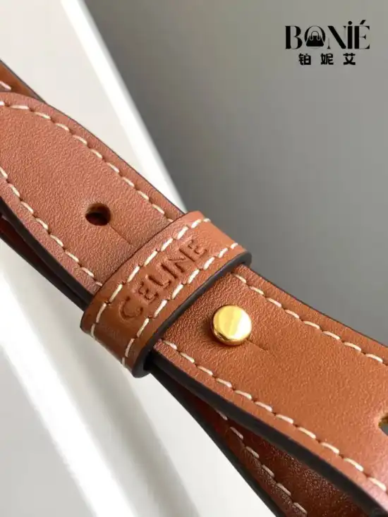 114492BZJ.04LU - CELINE Triomphe Canvas Bag - Image 7