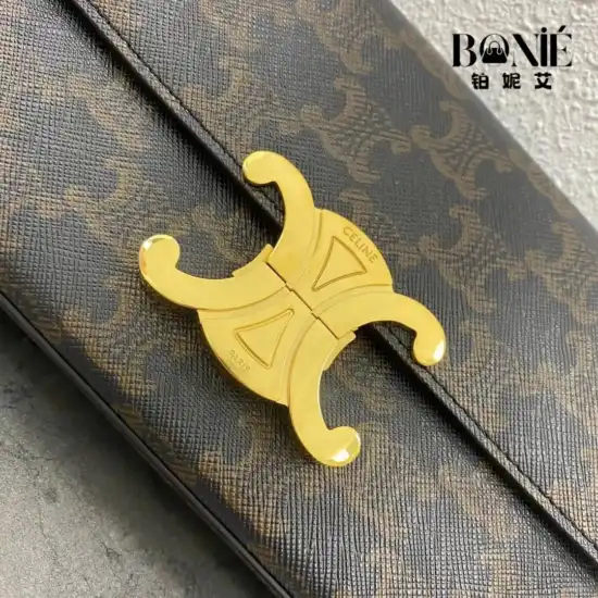 194142 - CELINE Triomphe Canvas Bag - Image 6