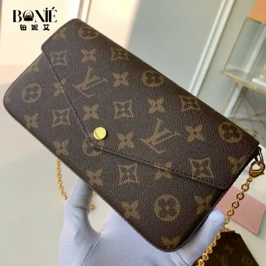 M61276 - Louis Vuiiton 粉色内里 Felicie 手袋 - Image 3