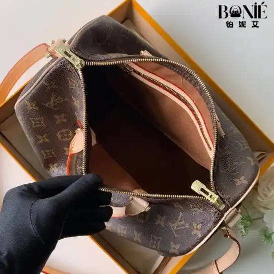 M41112 - Louis Vuiiton Damier Ebène (Speedy30) 手袋 - Image 9