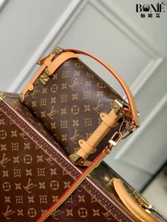 M46358 老花 (黄皮）Side trunk pm 手袋 - Image 4