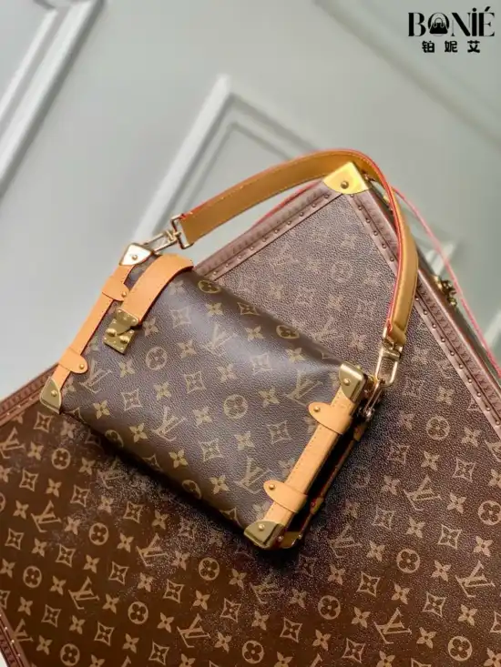 M46358 老花 (黄皮）Side trunk pm 手袋