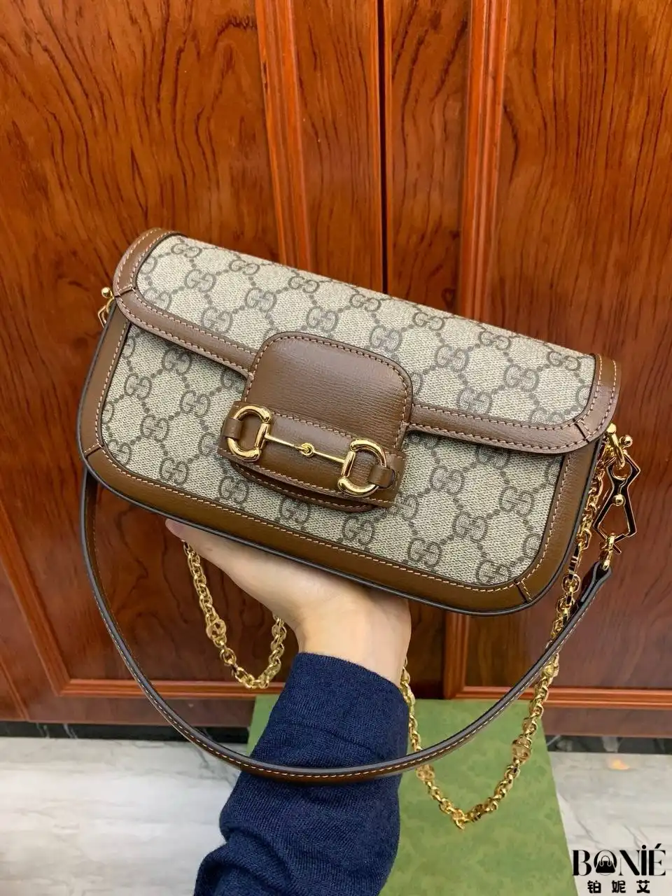 图片_20251215193035_682_46 735178 - Gucc1 Horsebit 法棍包 - Image 1
