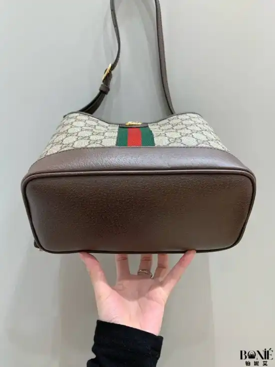 781402 - 𝖦𝗎𝖼𝖼1 Ophidia系列Hobo小号腋下包 - Image 5