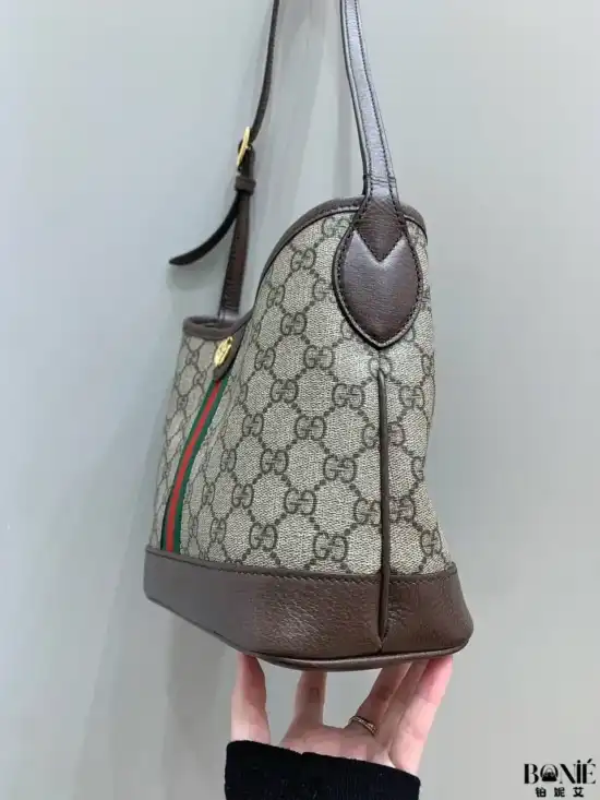 781402 - 𝖦𝗎𝖼𝖼1 Ophidia系列Hobo小号腋下包 - Image 4