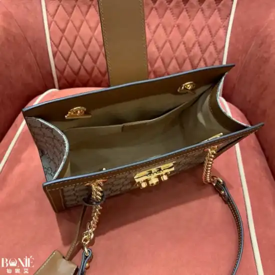 498156 - 𝖦𝗎𝖼𝖼1 翻盖单肩手提链条包 - Image 6