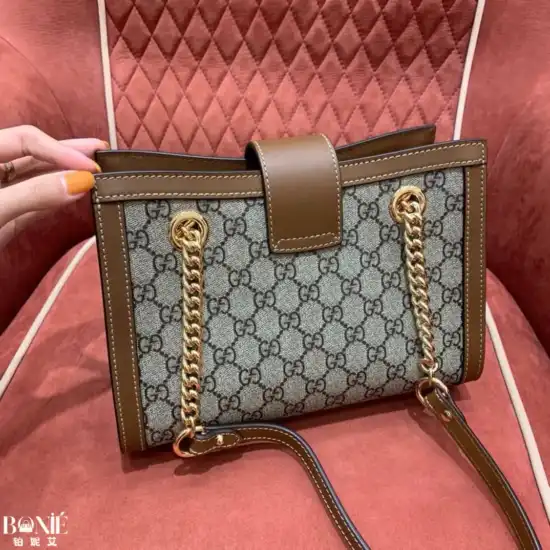 498156 - 𝖦𝗎𝖼𝖼1 翻盖单肩手提链条包 - Image 3