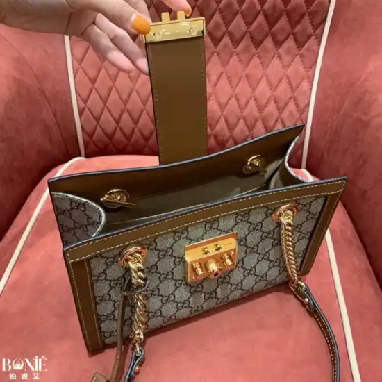 498156 - 𝖦𝗎𝖼𝖼1 翻盖单肩手提链条包 - Image 5